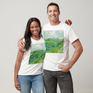 Vincent Van Gogh painting Green wheat field T-Shirt