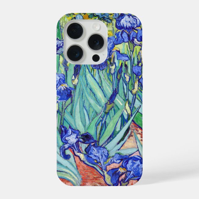Vincent Van Gogh painting Irises iPhone Case (Back)