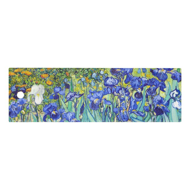 Vincent Van Gogh painting Irises Ruler (Front)