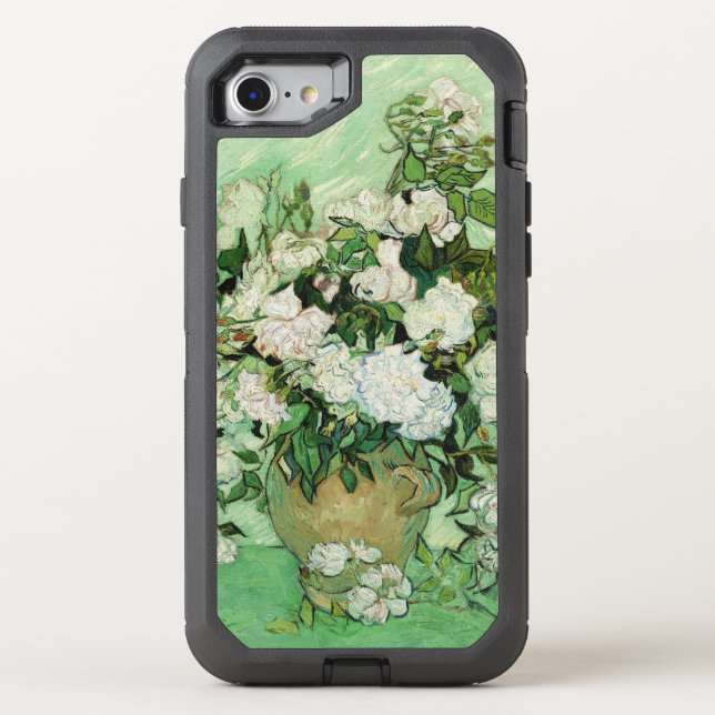 Vincent van Gogh Painting, Roses 1890 Otterbox iPhone Case (Back)