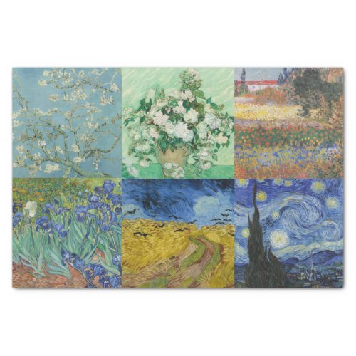 Vincent Van Gogh Paintings Tissue Paper