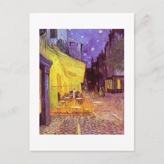 Vincent Van Gogh Paintings: Van Gogh Cafe Postcard