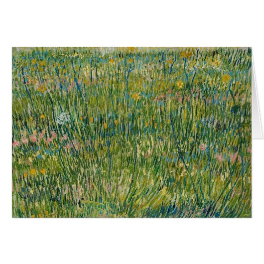 Vincent van Gogh - Patch of Grass Cards (Front Horizontal)