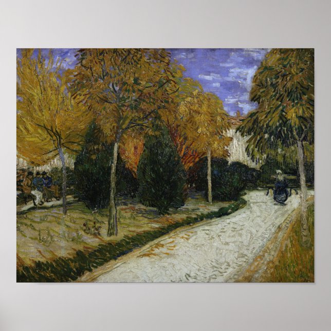 Vincent van Gogh | Path in the Park at Arles, 1888 Poster (Front)