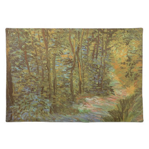 Vincent van Gogh - Path in the Woods Cloth Placemat