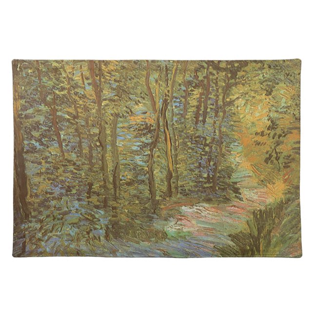 Vincent van Gogh - Path in the Woods Cloth Placemat (Front)