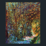 Vincent Van Gogh - Path In The Woods Fine Art Poster<br><div class="desc">Oil on canvas from 1887 shows an idylic, sunlit path through a beautiful autumn forest. Unlike similar stores, Art Lover's Cafe features classic, high resolution works of art that have been carefully restored, color-balanced & retouched to remove spots & artifacts commonly found in most reproductions sold online. Compare the quality...</div>