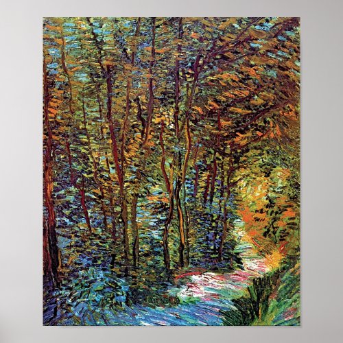 Vincent Van Gogh _ Path In The Woods Fine Art Poster
