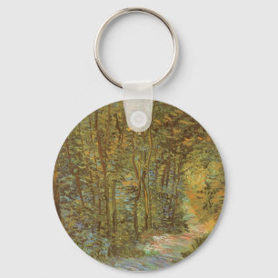 Vincent van Gogh - Path in the Woods Keychain