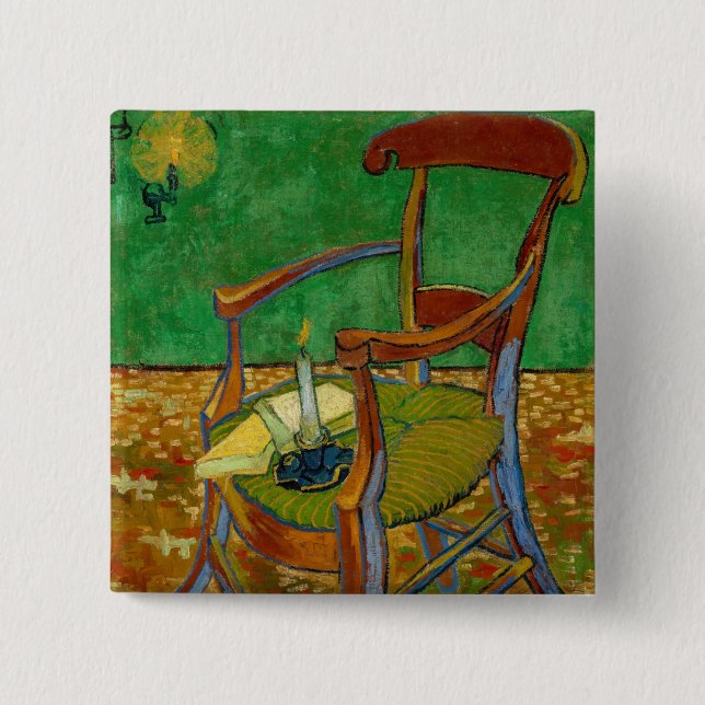 Vincent van Gogh - Paul Gauguin's Armchair Button (Front)