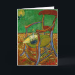 Vincent van Gogh - Paul Gauguin's Armchair Card<br><div class="desc">Paul Gauguin's Armchair - Vincent van Gogh,  1888</div>