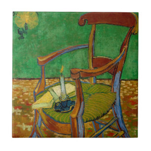 Vincent van Gogh - Paul Gauguin's Armchair Ceramic Tile