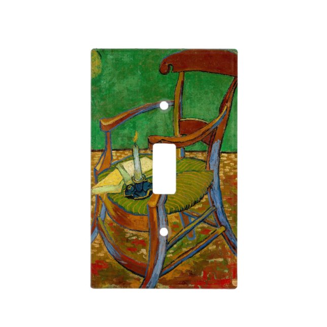 Vincent van Gogh - Paul Gauguin's Armchair Light Switch Cover (Front)
