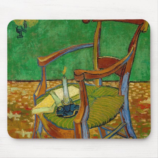 Vincent van Gogh - Paul Gauguin's Armchair Mouse Pad (Front)
