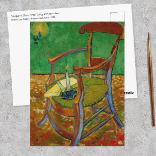 Vincent van Gogh - Paul Gauguin's Armchair Postcard