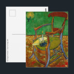 Vincent van Gogh - Paul Gauguin's Armchair Postcard<br><div class="desc">Paul Gauguin's Armchair - Vincent van Gogh,  1888</div>