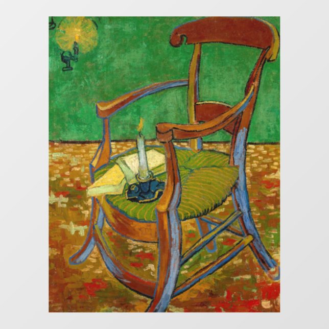 Vincent van Gogh - Paul Gauguin's Armchair Window Cling (Sheet)