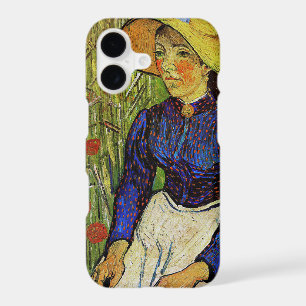 Vincent van Gogh - Peasant Girl in Straw Hat iPhone 17 Case