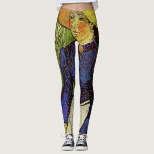 Vincent van Gogh - Peasant Girl in Straw Hat Leggings