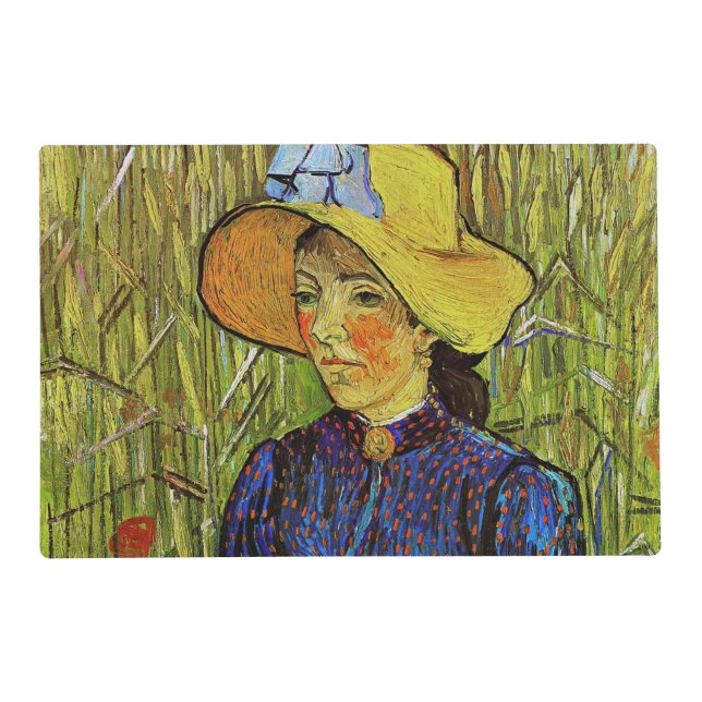 Vincent van Gogh - Peasant Girl in Straw Hat Placemat (Front)