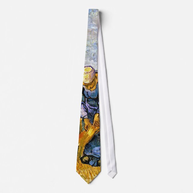 Vincent Van Gogh - Peasant Woman Binding Sheaves Tie (Front)