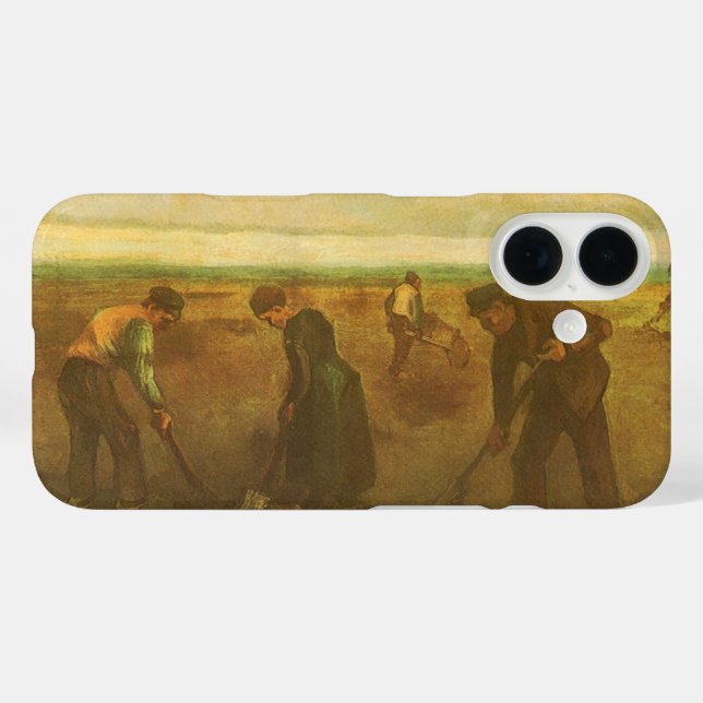 Vincent van Gogh - Peasants Planting Potatoes  Case-Mate iPhone Case (Back (Horizontal))