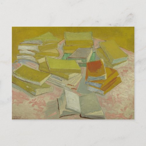 Vincent van Gogh _ Piles of French Novels Postcard