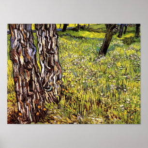 Vincent Van Gogh - Pine Trees And Dandelions Poster
