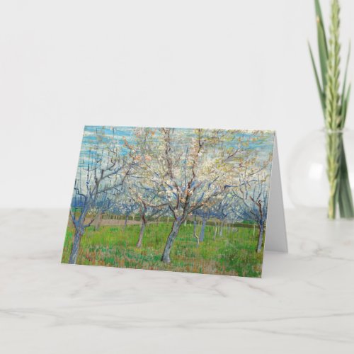 Vincent van Gogh _ Pink Orchard Card