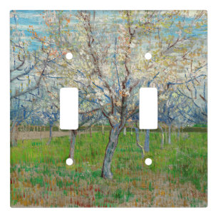 Vincent van Gogh - Pink Orchard Light Switch Cover