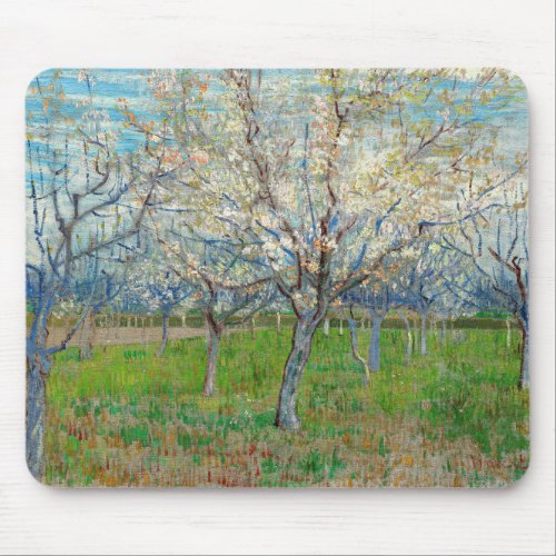 Vincent van Gogh _ Pink Orchard Mouse Pad
