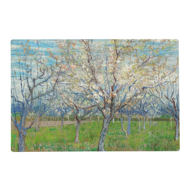 Vincent van Gogh - Pink Orchard Placemat (Front)