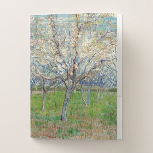 Vincent van Gogh _ Pink Orchard Pocket Folder