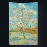 Vincent van Gogh - Pink Peach Tree in Blossom Banner<br><div class="desc">The Pink Peach Tree in Blossom - Vincent van Gogh,  Oil on Canvas,  1888,  Arles</div>