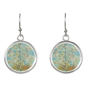 Vincent van Gogh - Pink Peach Tree in Blossom Earrings