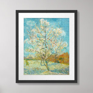 Vincent van Gogh - Pink Peach Tree in Blossom Framed Art