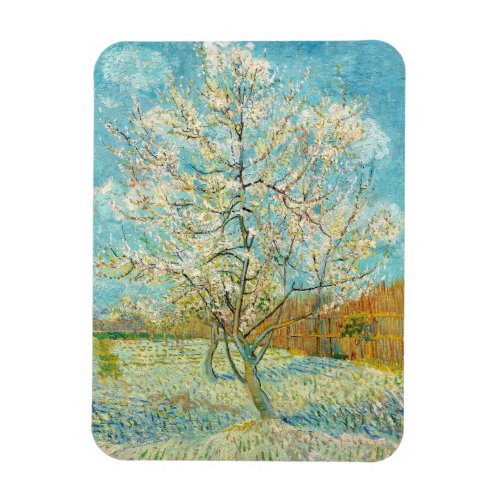 Vincent van Gogh _ Pink Peach Tree in Blossom Magnet