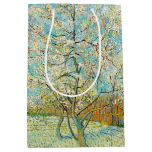 Vincent van Gogh - Pink Peach Tree in Blossom Medium Gift Bag
