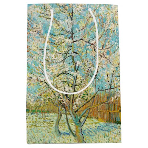 Vincent van Gogh _ Pink Peach Tree in Blossom Medium Gift Bag