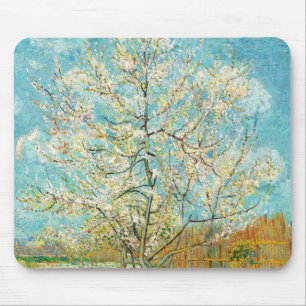 Vincent van Gogh - Pink Peach Tree in Blossom Mouse Pad