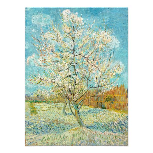Vincent van Gogh _ Pink Peach Tree in Blossom Photo Print