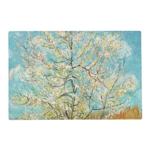 Vincent van Gogh _ Pink Peach Tree in Blossom Placemat