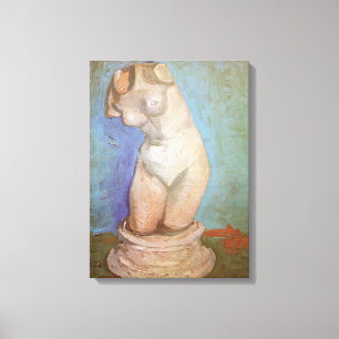 Vincent van Gogh - Plaster Statuette Female Torso Canvas Print