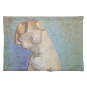 Vincent van Gogh - Plaster Statuette Female Torso Cloth Placemat