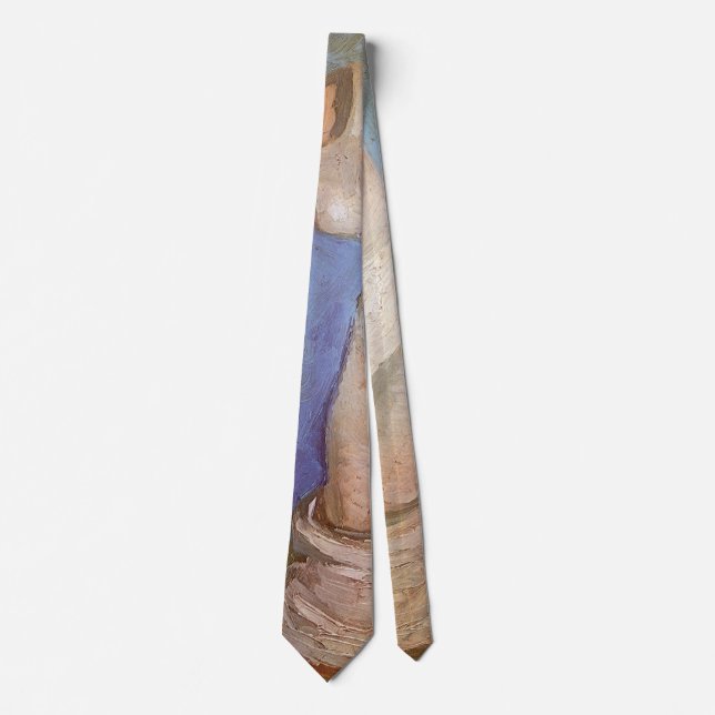 Vincent van Gogh - Plaster Statuette Female Torso Neck Tie (Front)