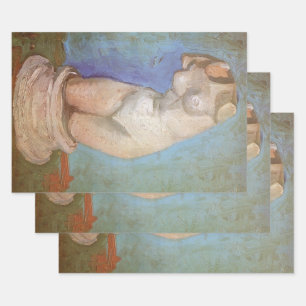 Vincent van Gogh - Plaster Statuette Female Torso Wrapping Paper Sheets