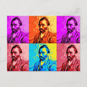 Vincent Van Gogh Pop Art Postcard