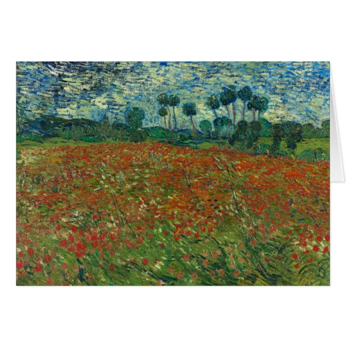 Vincent van Gogh _ Poppy Field