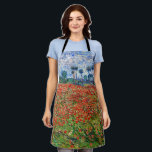Vincent van Gogh - Poppy Field Apron<br><div class="desc">Poppy Field - Vincent van Gogh,  Oil on Canvas,  1890 in Auvers-sur-Oise</div>