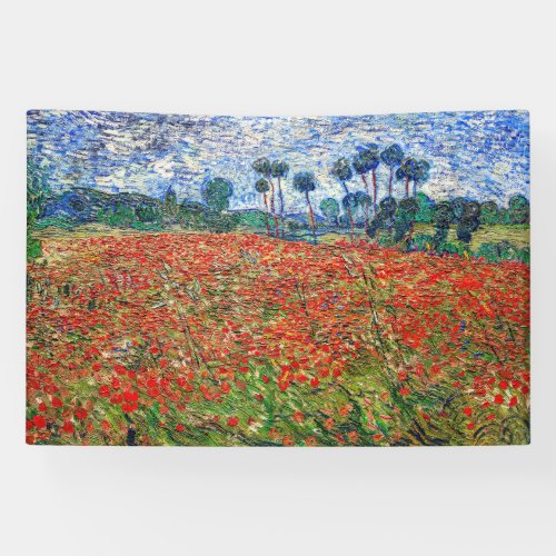 Vincent van Gogh _ Poppy Field Banner